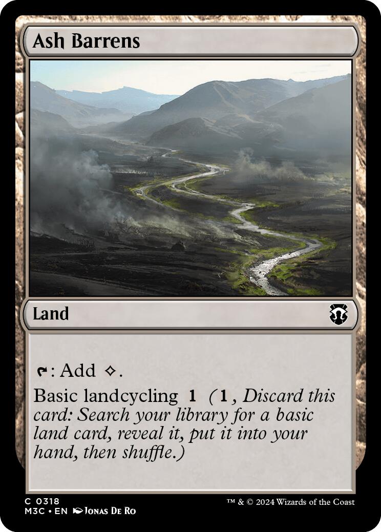 Ash Barrens [Modern Horizons 3 Commander] | The Time Vault CA