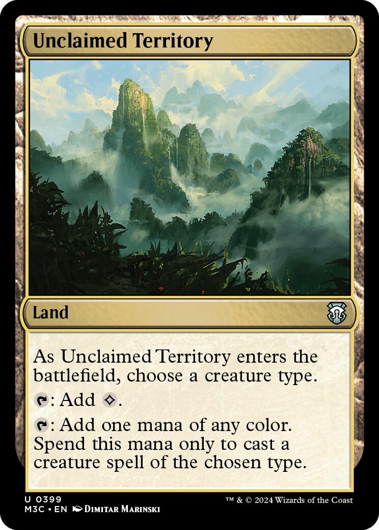 Unclaimed Territory [Modern Horizons 3 Commander] | The Time Vault CA