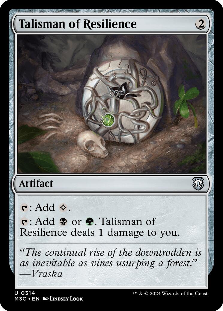 Talisman of Resilience [Modern Horizons 3 Commander] | The Time Vault CA