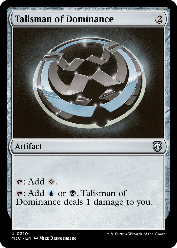 Talisman of Dominance [Modern Horizons 3 Commander] | The Time Vault CA
