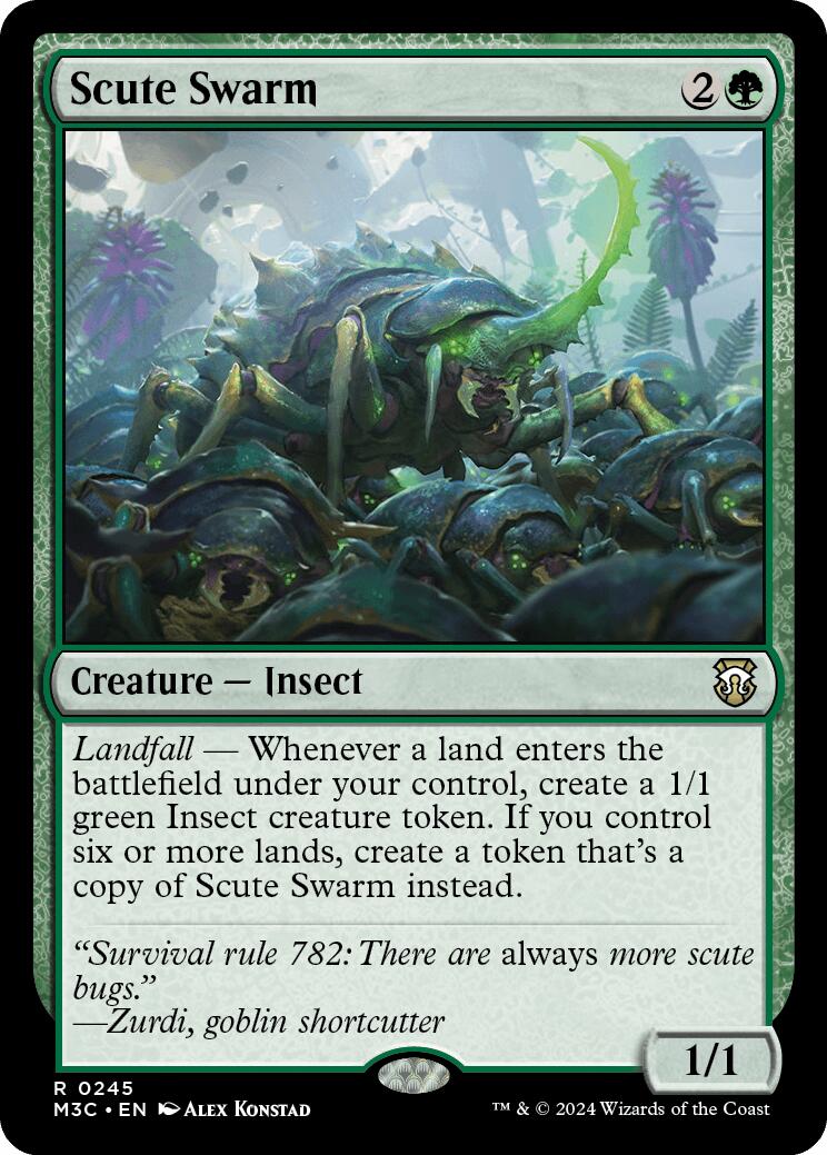 Scute Swarm [Modern Horizons 3 Commander] | The Time Vault CA