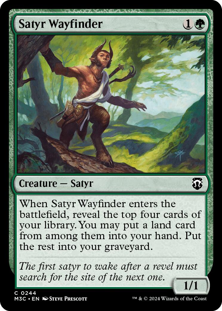 Satyr Wayfinder [Modern Horizons 3 Commander] | The Time Vault CA