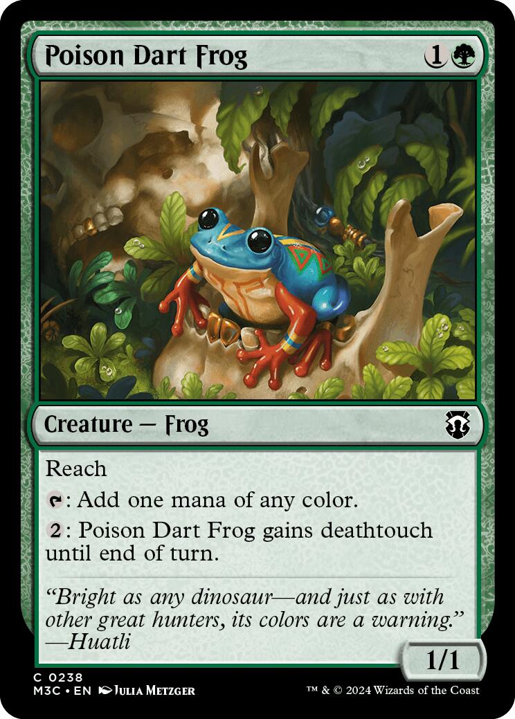 Poison Dart Frog [Modern Horizons 3 Commander] | The Time Vault CA