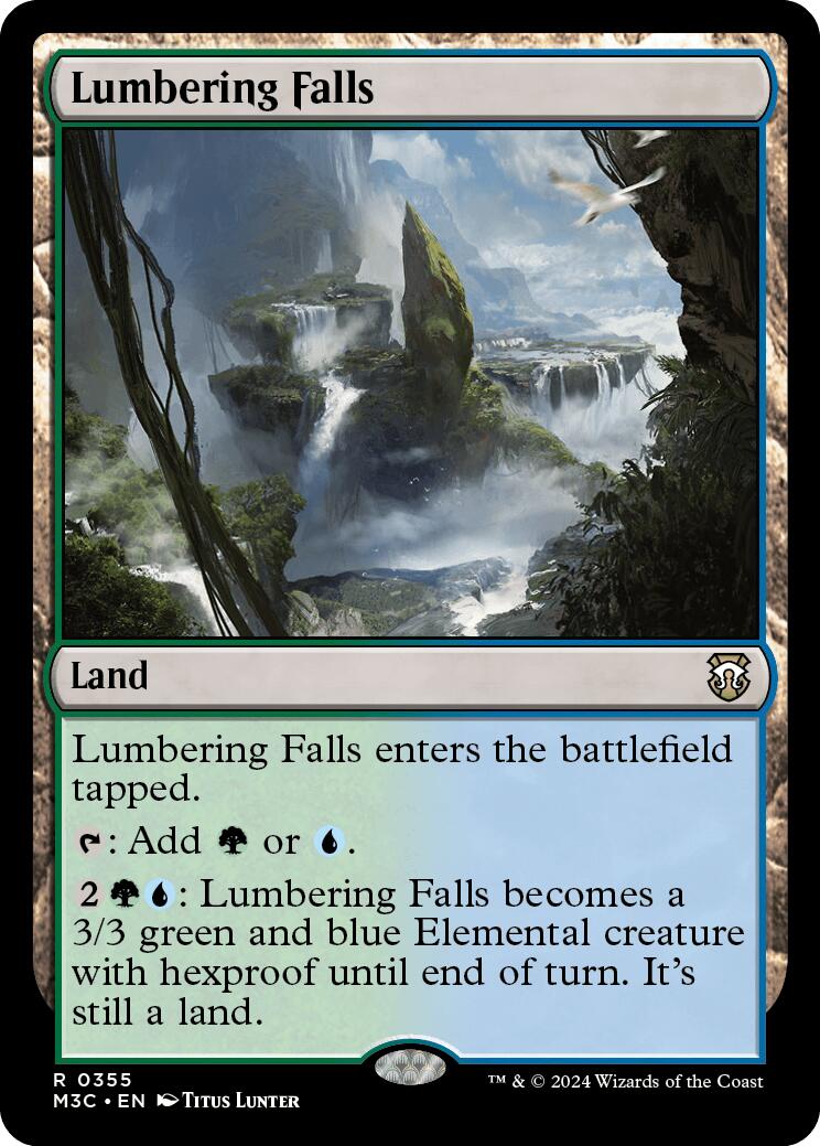Lumbering Falls [Modern Horizons 3 Commander] | The Time Vault CA