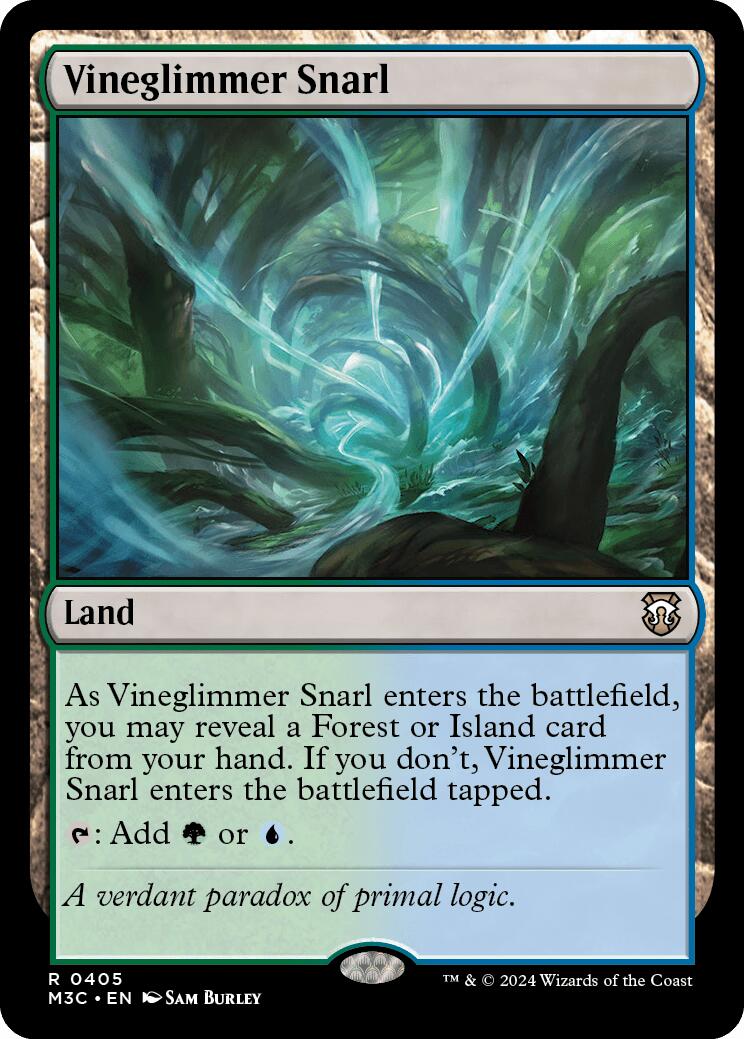 Vineglimmer Snarl [Modern Horizons 3 Commander] | The Time Vault CA