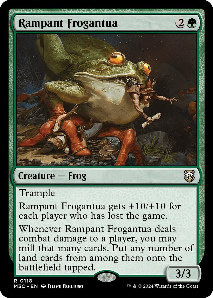 Rampant Frogantua [Modern Horizons 3 Commander] | The Time Vault CA