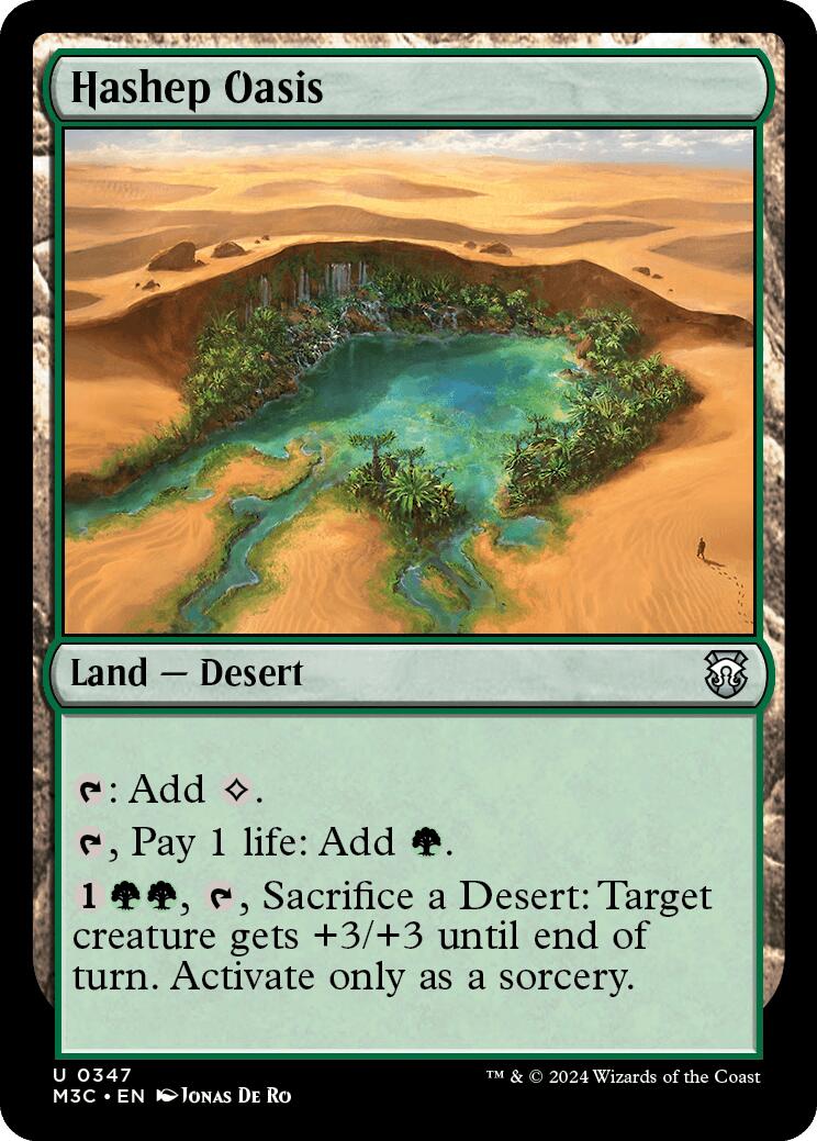 Hashep Oasis [Modern Horizons 3 Commander] | The Time Vault CA