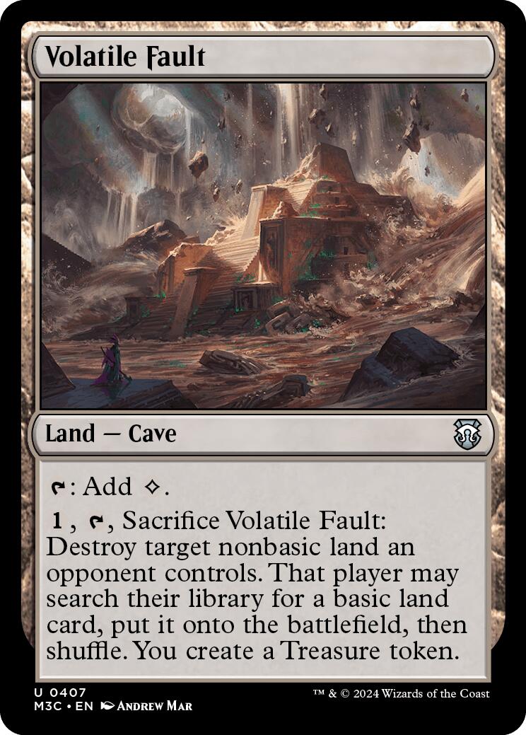 Volatile Fault [Modern Horizons 3 Commander] | The Time Vault CA