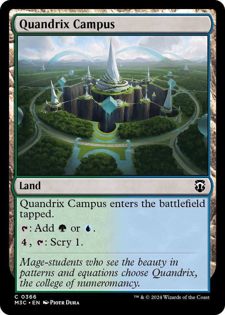 Quandrix Campus [Modern Horizons 3 Commander] | The Time Vault CA