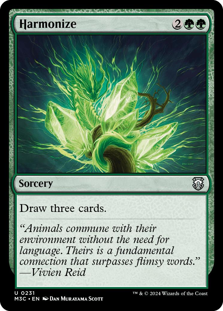 Harmonize [Modern Horizons 3 Commander] | The Time Vault CA
