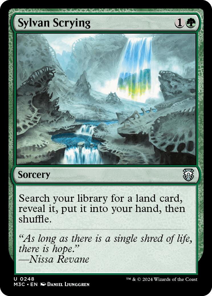 Sylvan Scrying [Modern Horizons 3 Commander] | The Time Vault CA