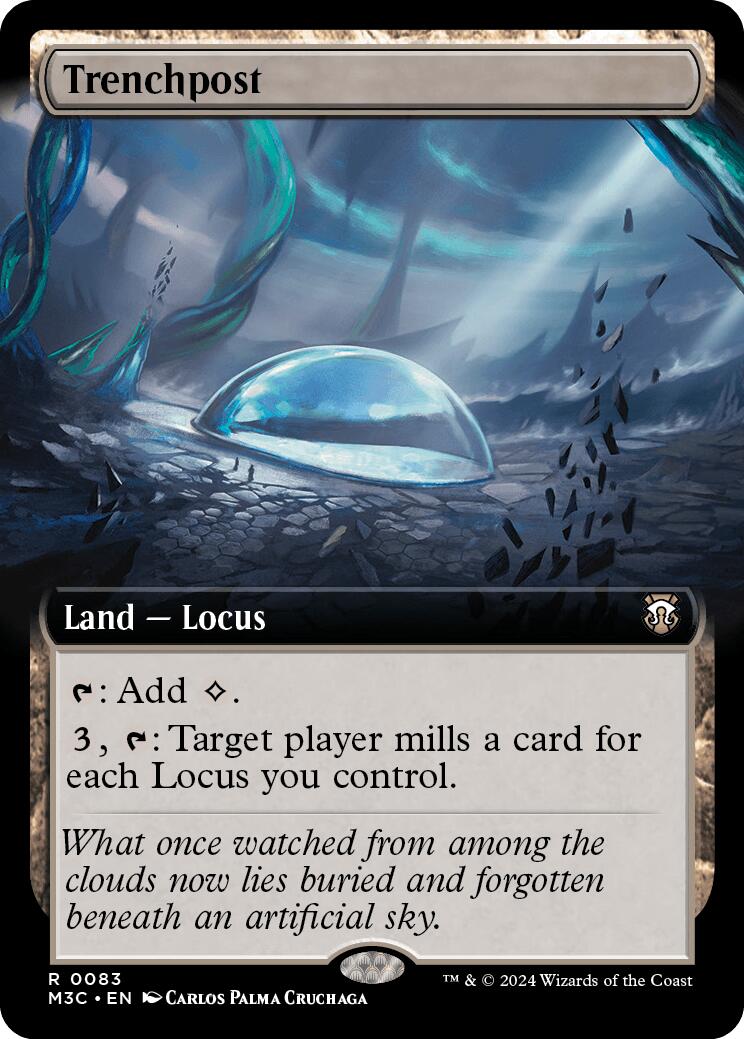 Trenchpost (Extended Art) [Modern Horizons 3 Commander] | The Time Vault CA