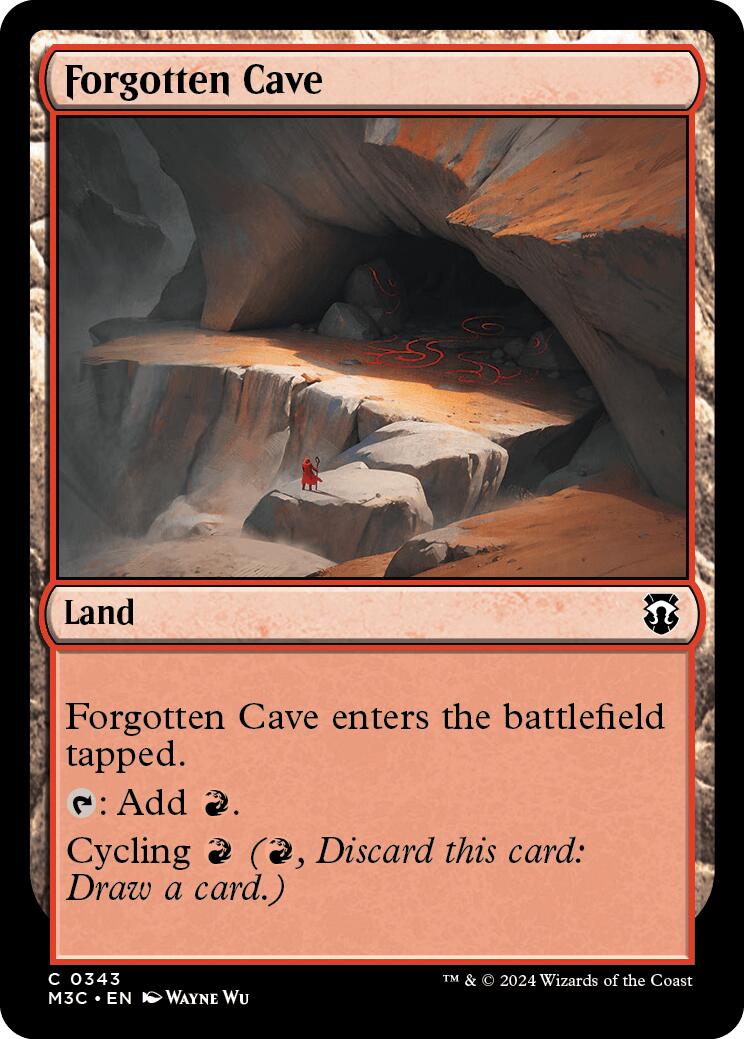 Forgotten Cave [Modern Horizons 3 Commander] | The Time Vault CA