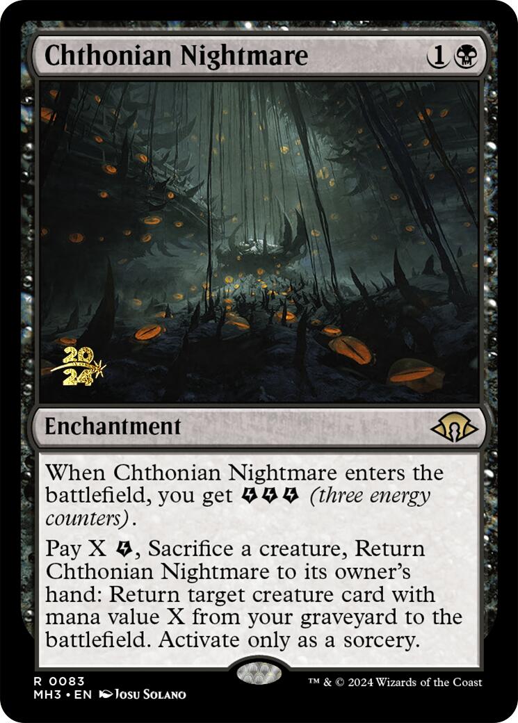 Chthonian Nightmare [Modern Horizons 3 Prerelease Promos] | The Time Vault CA