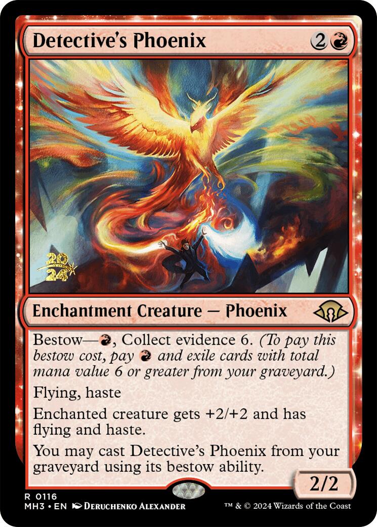 Detective's Phoenix [Modern Horizons 3 Prerelease Promos] | The Time Vault CA