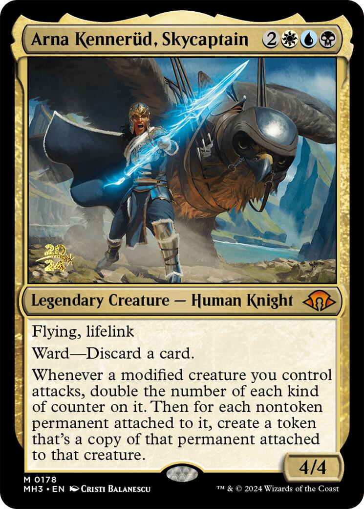 Arna Kennerud, Skycaptain [Modern Horizons 3 Prerelease Promos] | The Time Vault CA