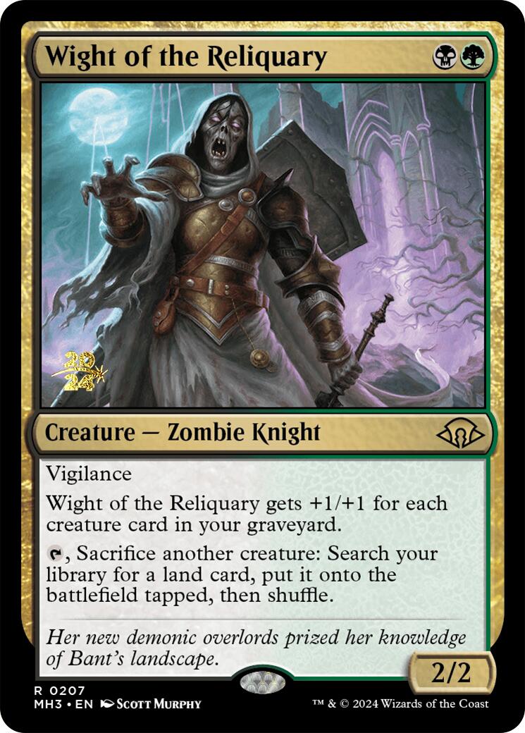 Wight of the Reliquary [Modern Horizons 3 Prerelease Promos] | The Time Vault CA