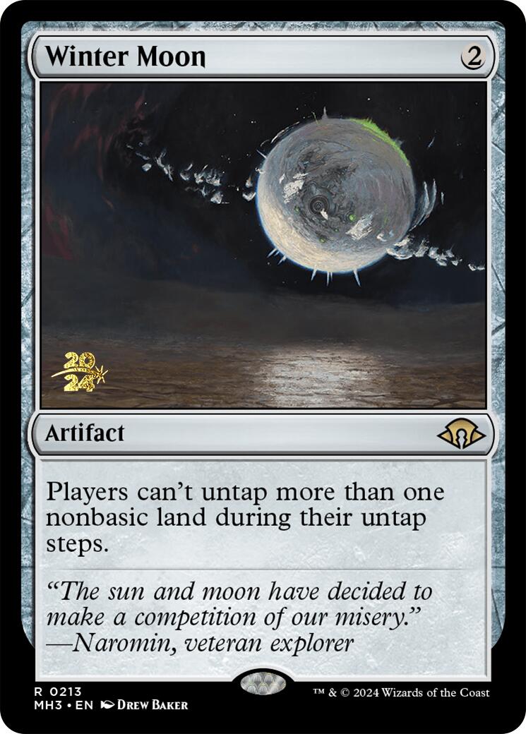 Winter Moon [Modern Horizons 3 Prerelease Promos] | The Time Vault CA