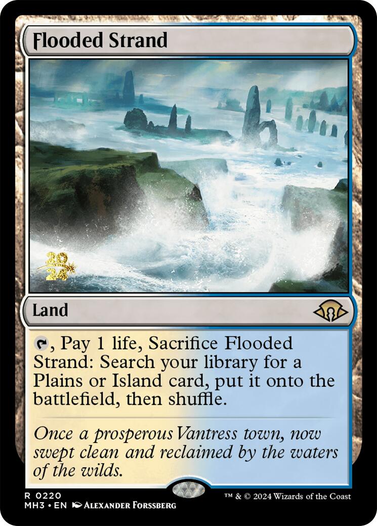 Flooded Strand [Modern Horizons 3 Prerelease Promos] | The Time Vault CA