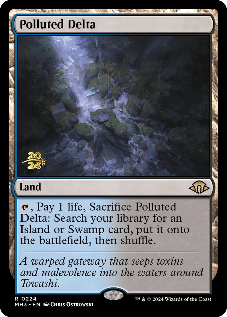 Polluted Delta [Modern Horizons 3 Prerelease Promos] | The Time Vault CA