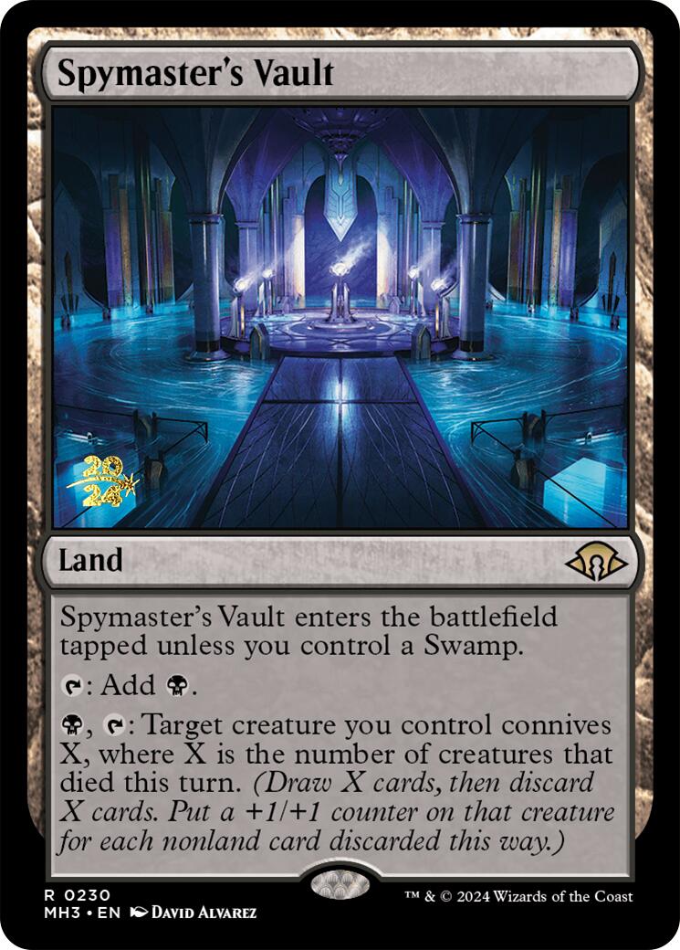 Spymaster's Vault [Modern Horizons 3 Prerelease Promos] | The Time Vault CA