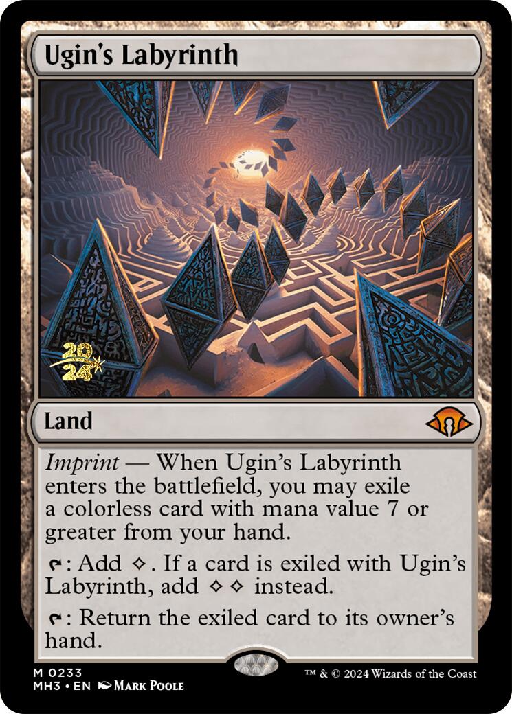 Ugin's Labyrinth [Modern Horizons 3 Prerelease Promos] | The Time Vault CA