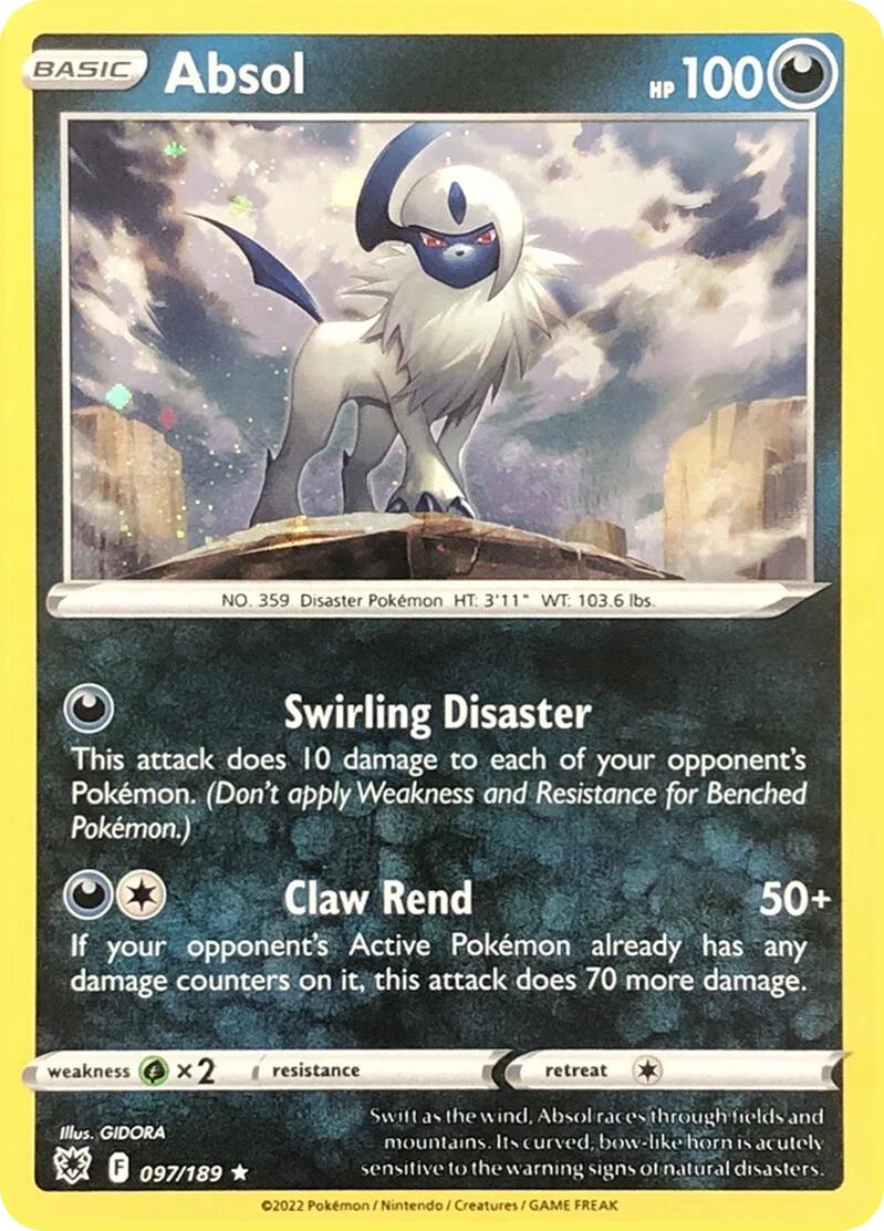 Absol (097/189) (Cosmos Holo) [Miscellaneous Cards] | The Time Vault CA