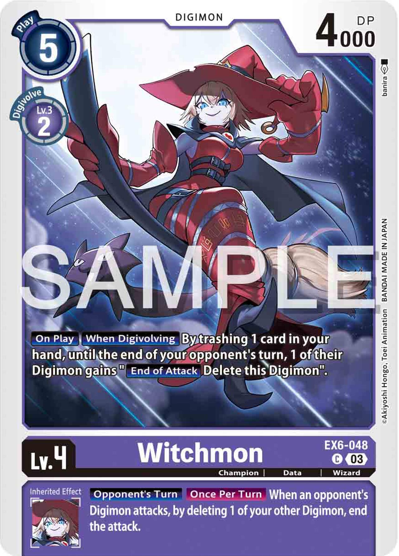 Witchmon [EX6-048] [Infernal Ascension] | The Time Vault CA