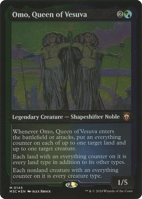 Omo, Queen of Vesuva (Display Commander) [Modern Horizons 3 Commander] | The Time Vault CA