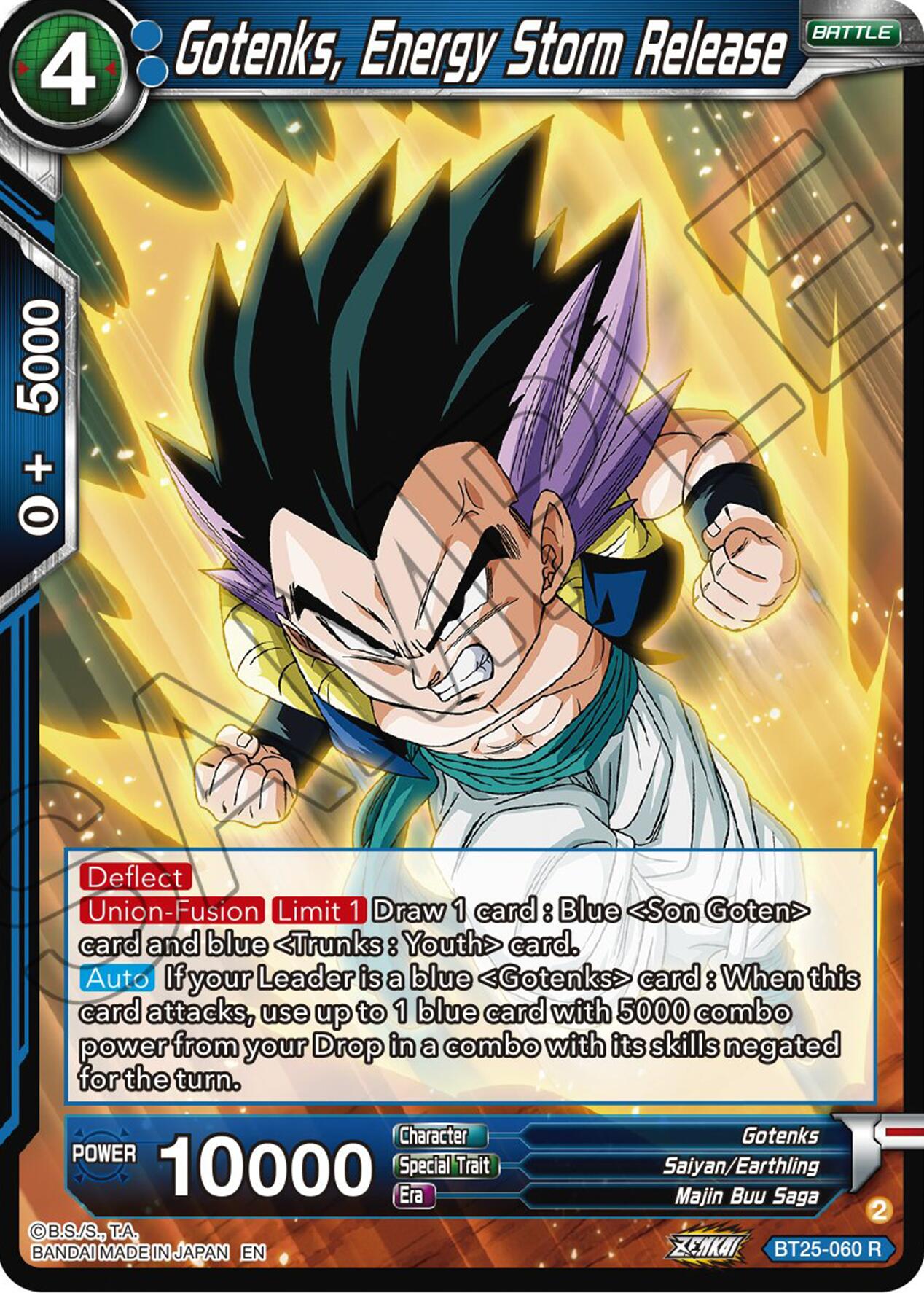 Gotenks, Energy Storm Release (BT25-060) [Legend of the Dragon Balls] | The Time Vault CA