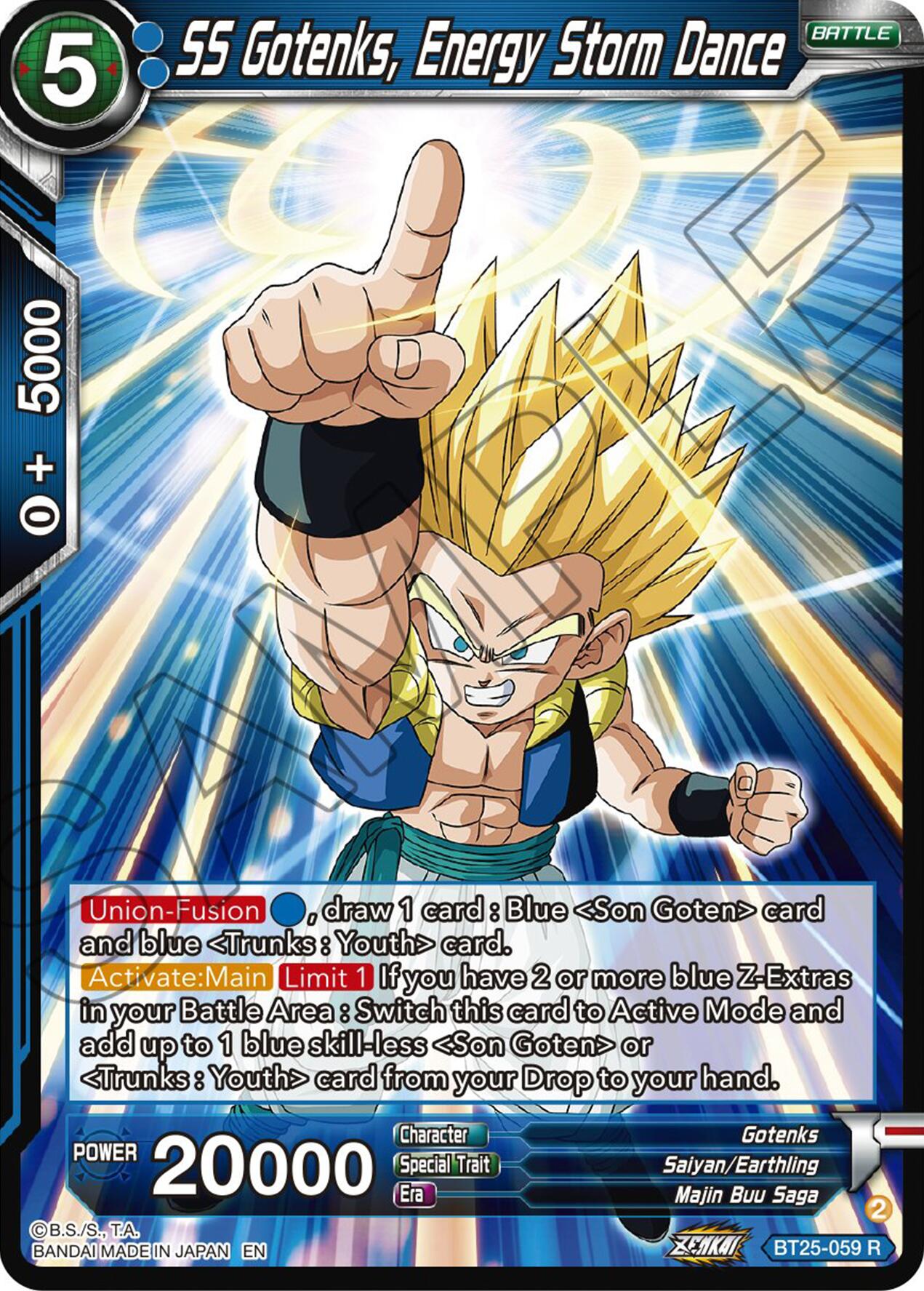 SS Gotenks, Energy Storm Dance (BT25-059) [Legend of the Dragon Balls] | The Time Vault CA