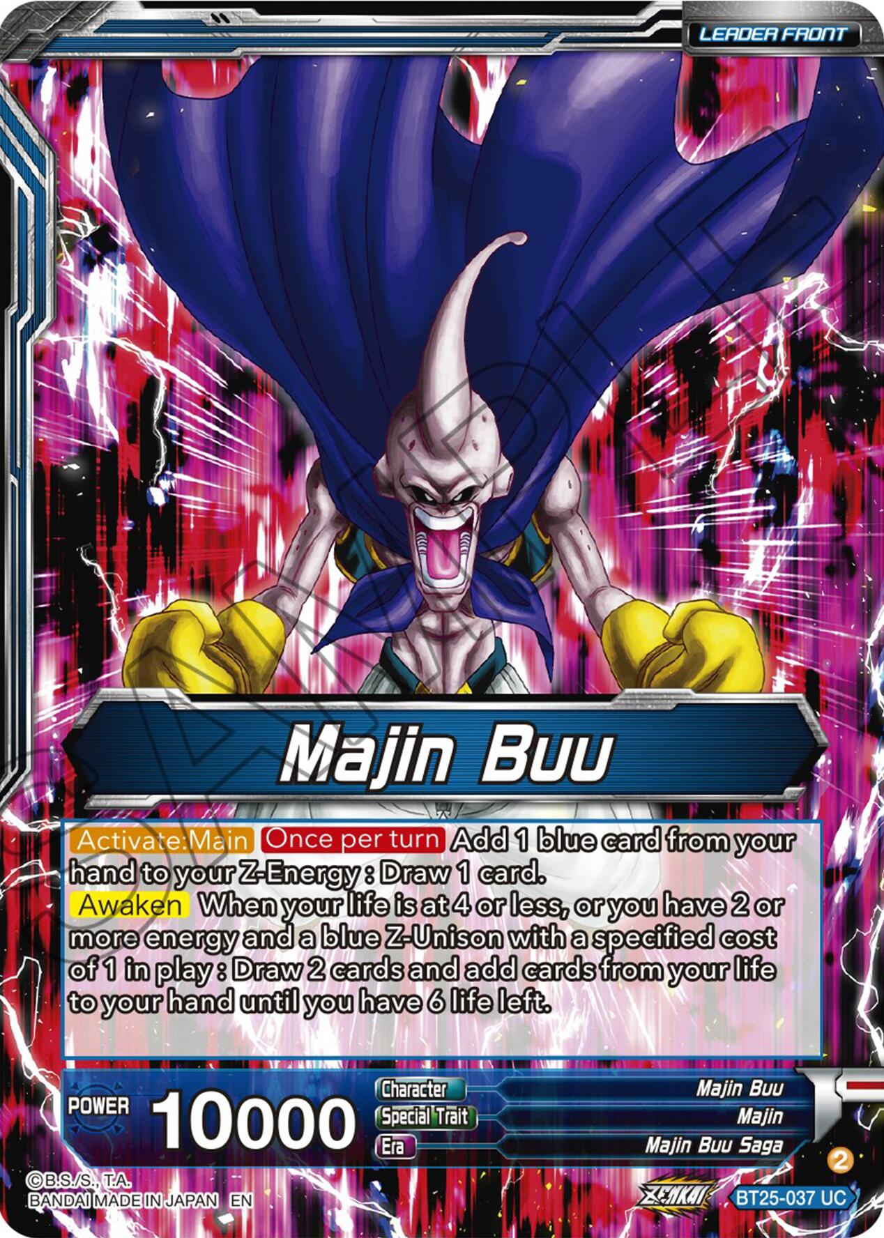 Majin Buu // Majin Buu, Shape-Shifter (BT25-037) [Legend of the Dragon Balls] | The Time Vault CA