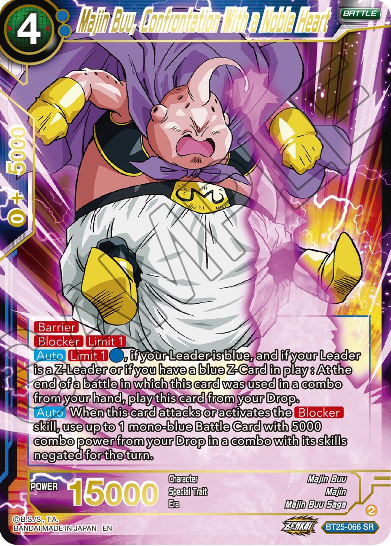 Majin Buu, Confrontaliter With a Mobile Heat (BT25-066) [Legend of the Dragon Balls] | The Time Vault CA