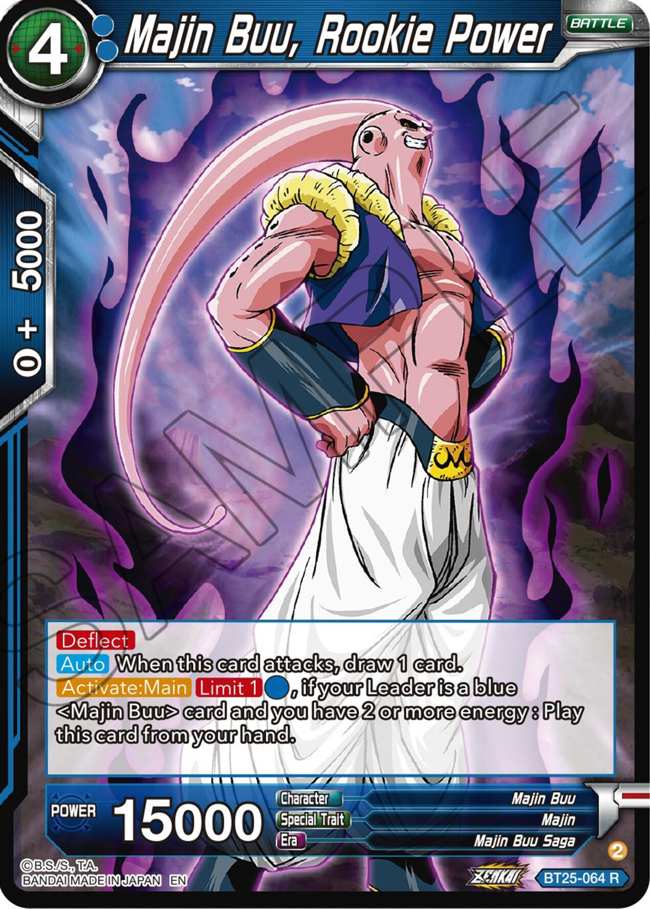 Majin Buu, Rookie Power (BT25-064) [Legend of the Dragon Balls] | The Time Vault CA