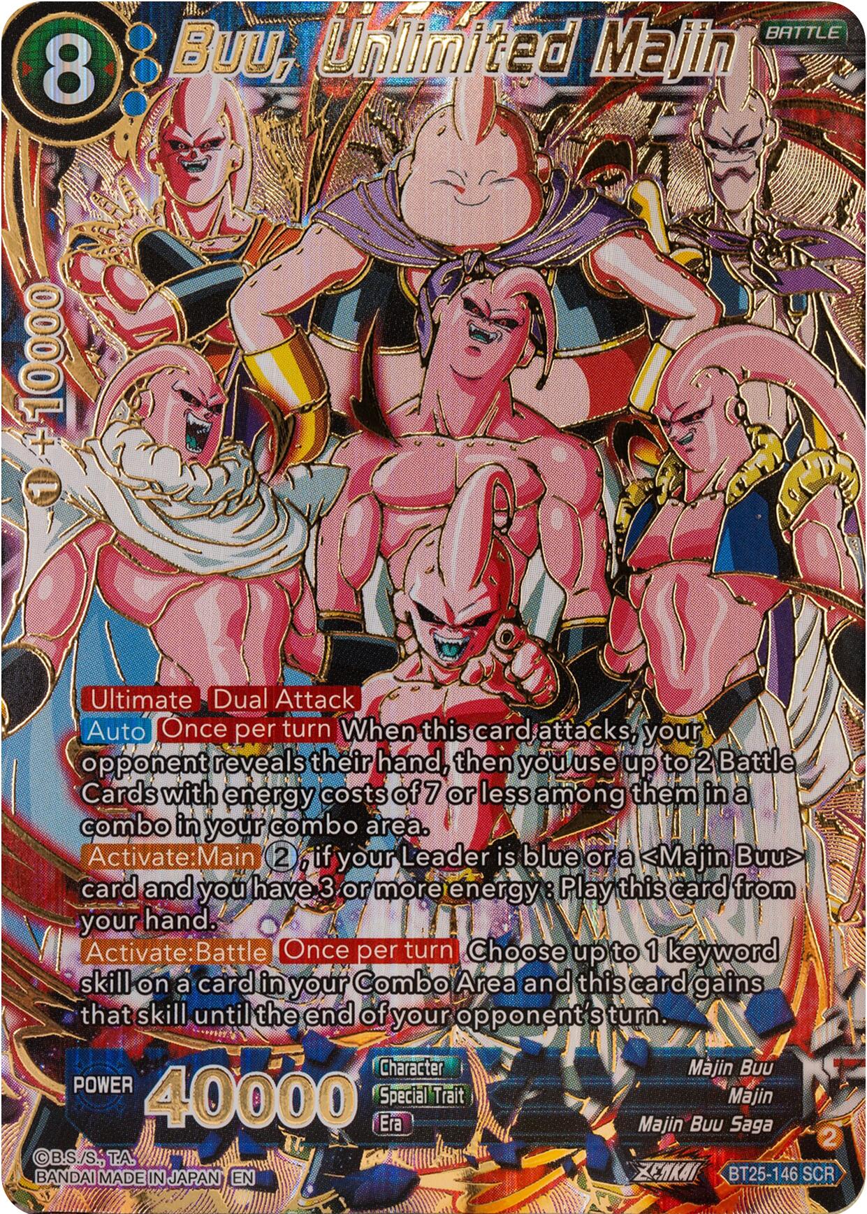 Buu, Unlimited Majin (BT25-146) [Legend of the Dragon Balls] | The Time Vault CA
