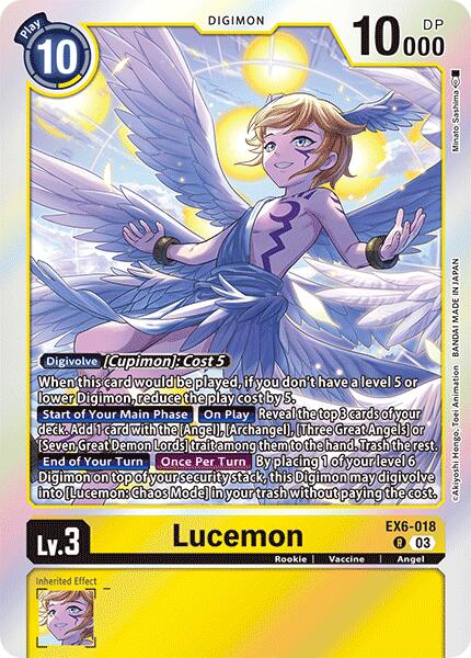 Lucemon [EX6-018] [Infernal Ascension] | The Time Vault CA