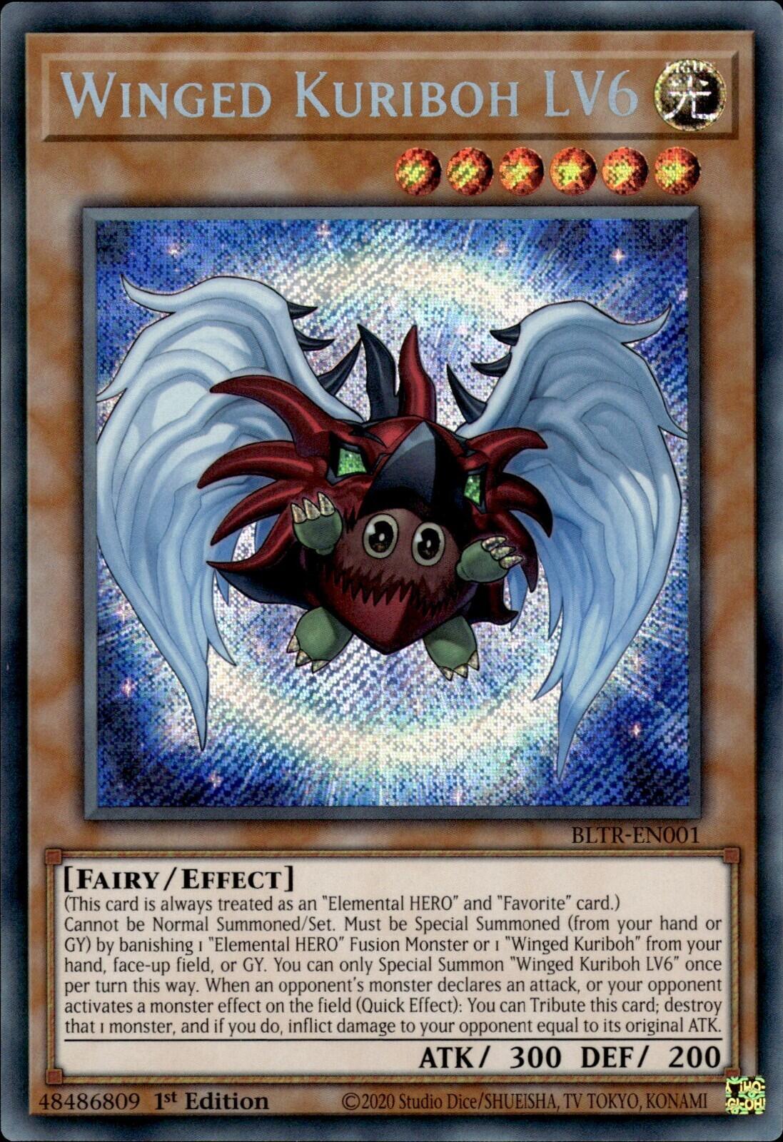 Winged Kuriboh LV6 [BLTR-EN001] Secret Rare | The Time Vault CA