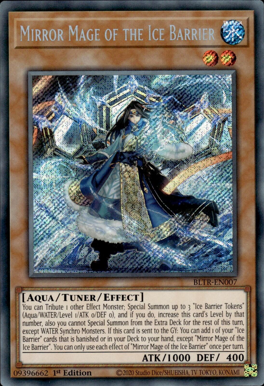 Mirror Mage of the Ice Barrier [BLTR-EN007] Secret Rare | The Time Vault CA