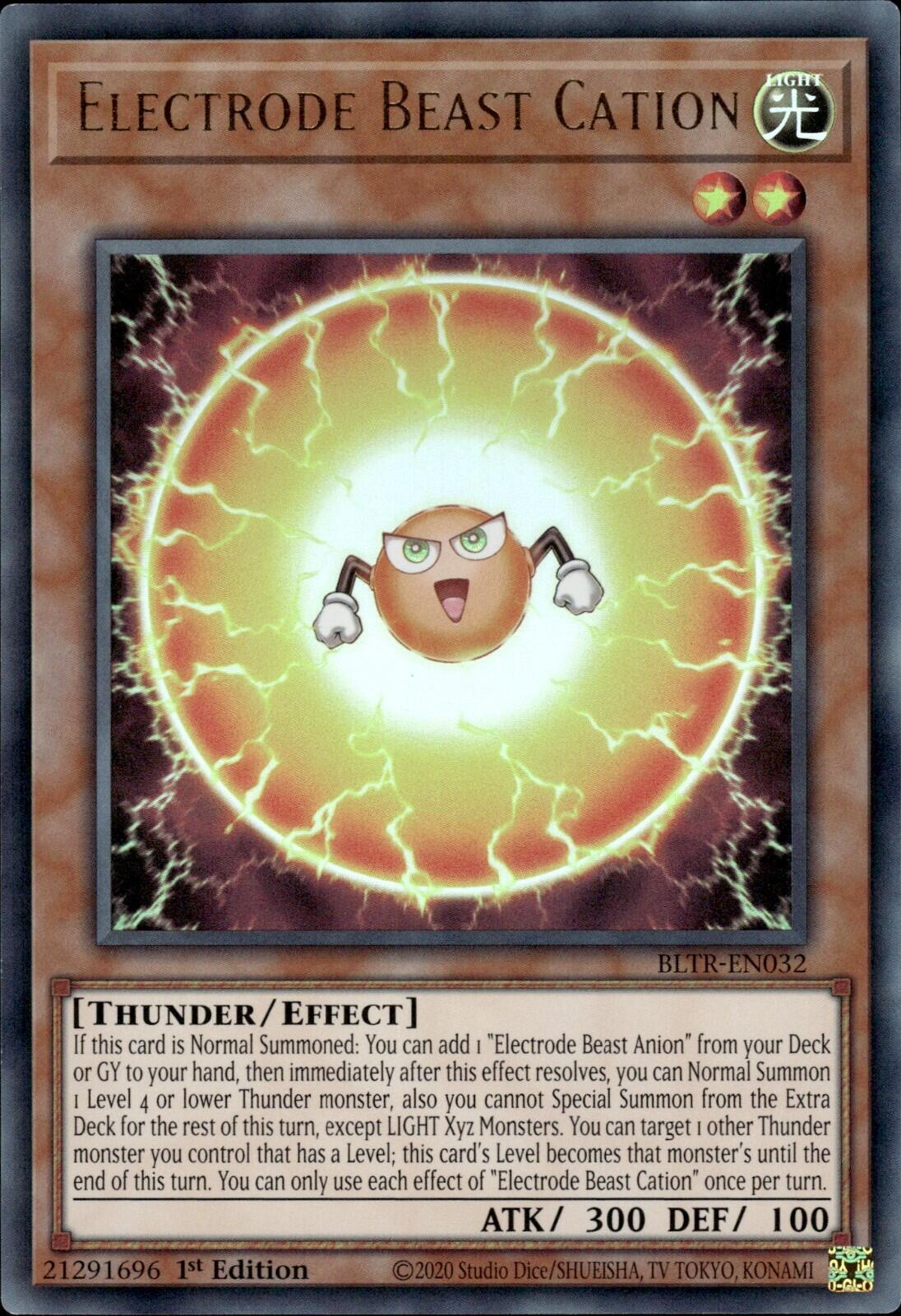 Electrode Beast Cation [BLTR-EN032] Ultra Rare | The Time Vault CA