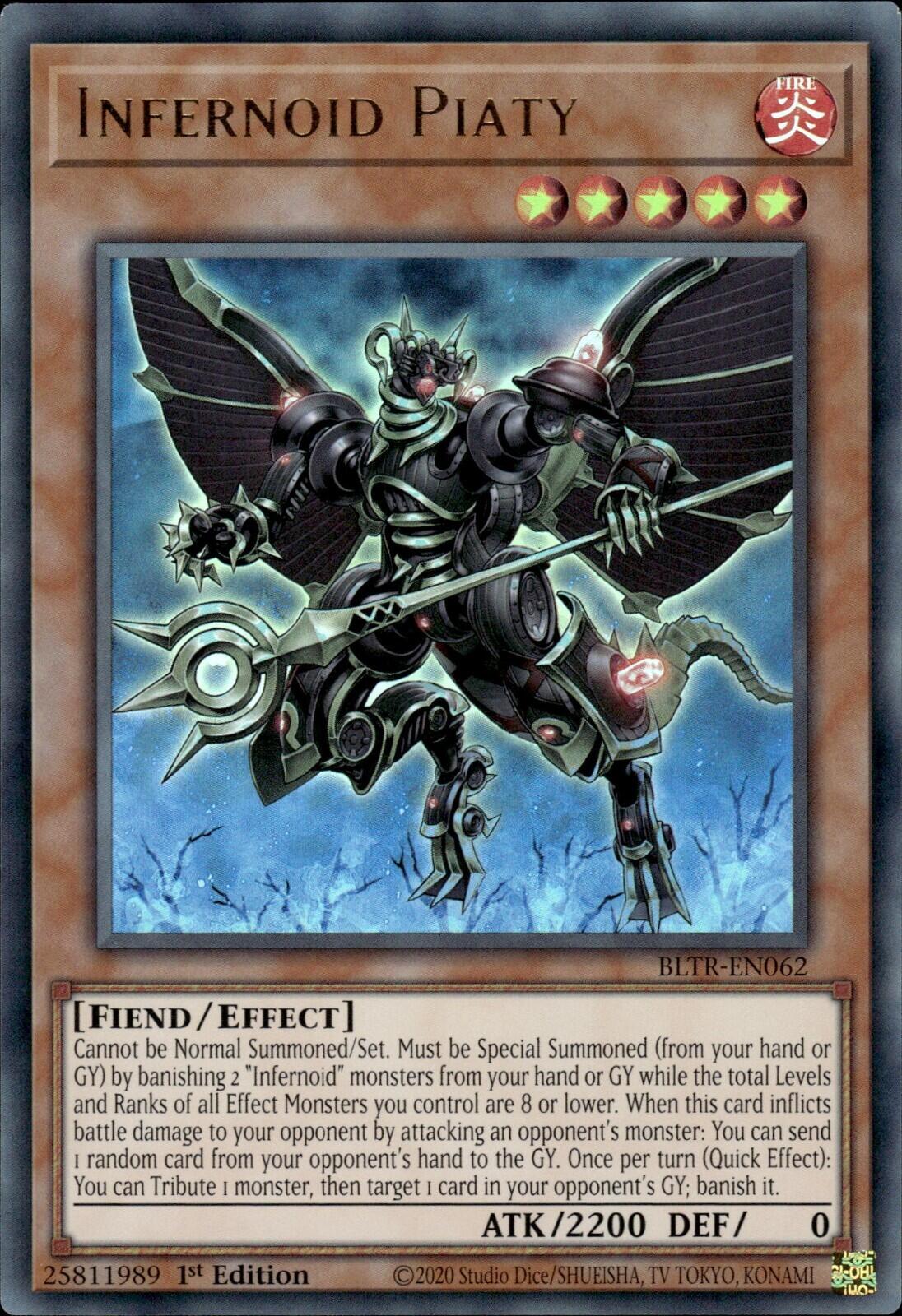 Infernoid Piaty [BLTR-EN062] Ultra Rare | The Time Vault CA