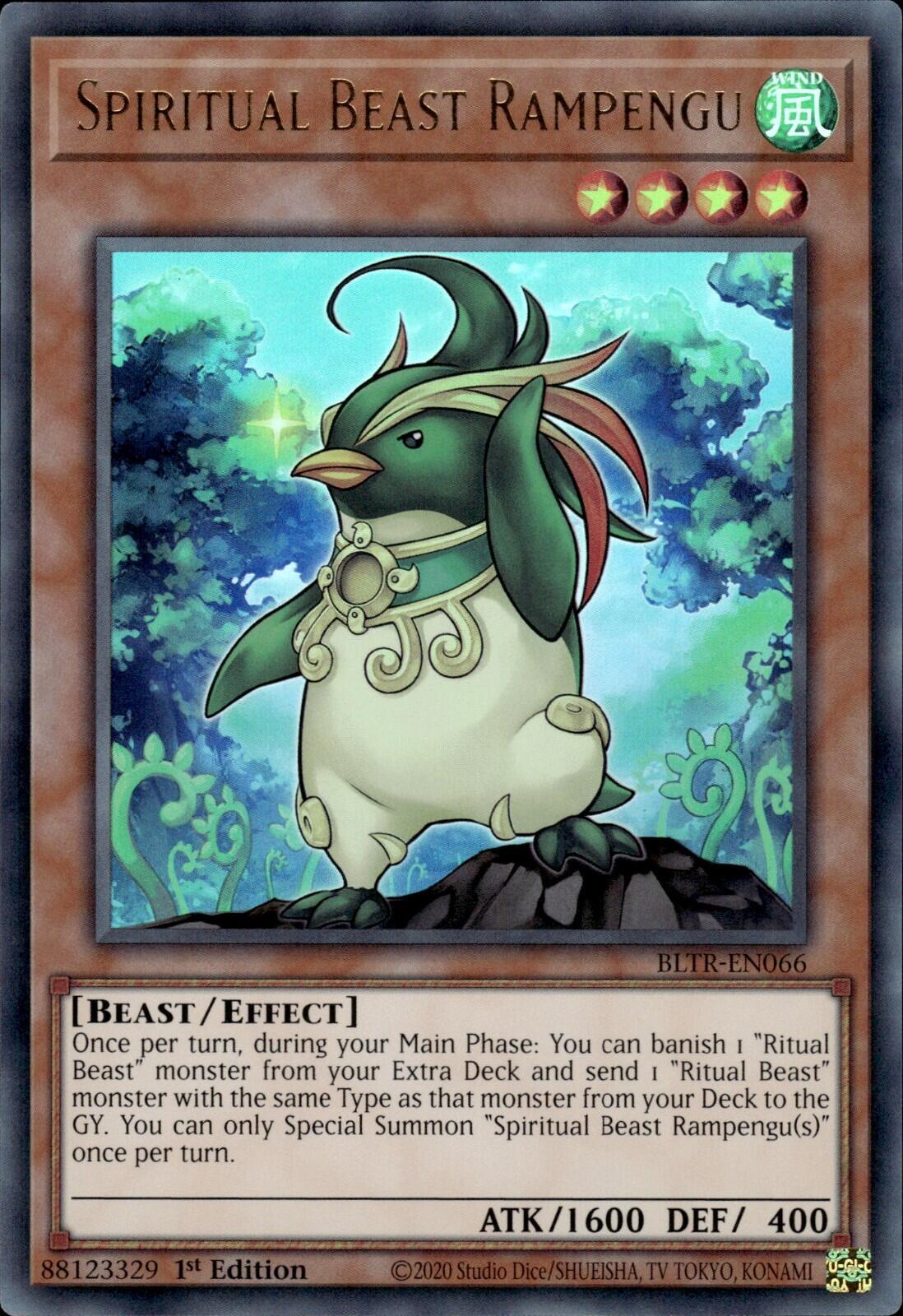 Spiritual Beast Rampengu [BLTR-EN066] Ultra Rare | The Time Vault CA