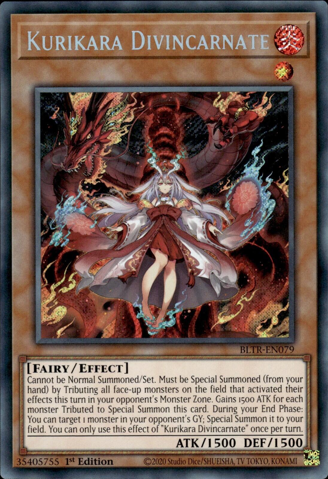 Kurikara Divincarnate [BLTR-EN079] Secret Rare | The Time Vault CA