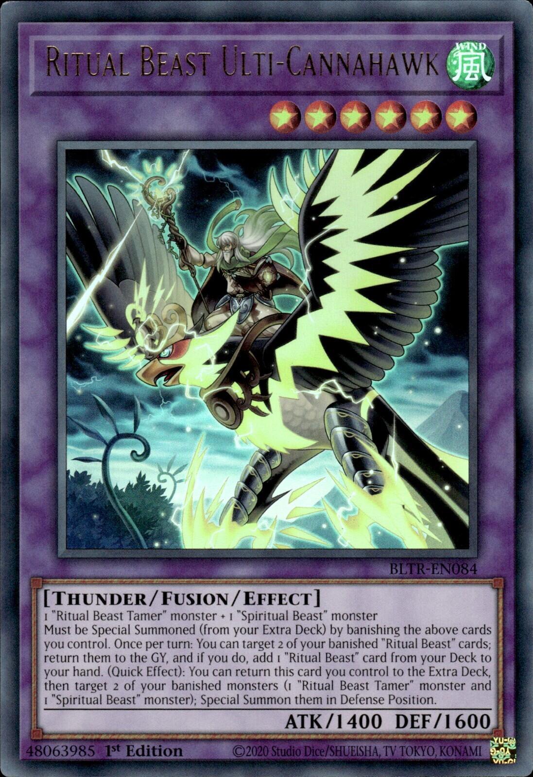 Ritual Beast Ulti-Cannahawk [BLTR-EN084] Ultra Rare | The Time Vault CA