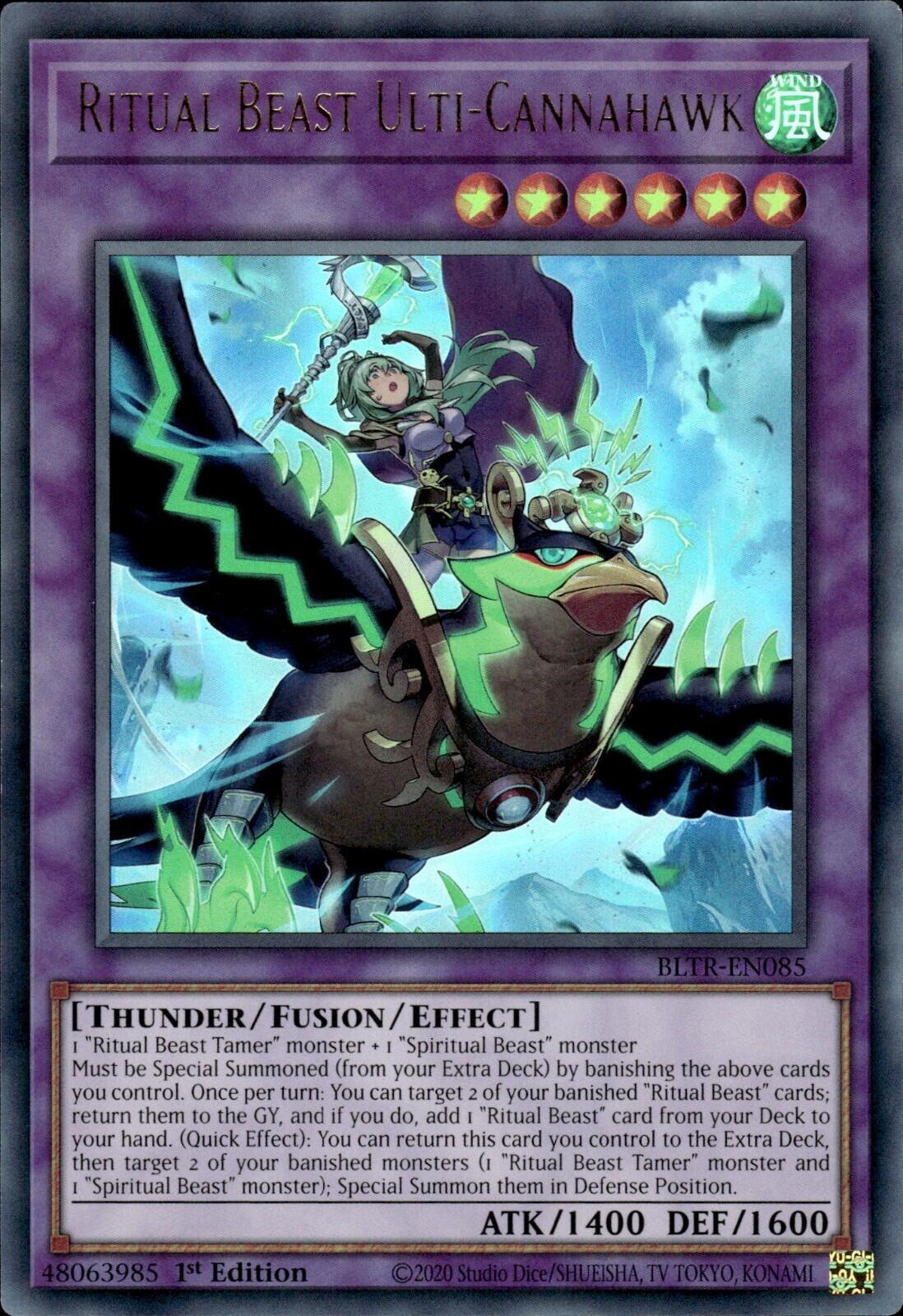 Ritual Beast Ulti-Cannahawk (Alternate Art) [BLTR-EN085] Ultra Rare | The Time Vault CA