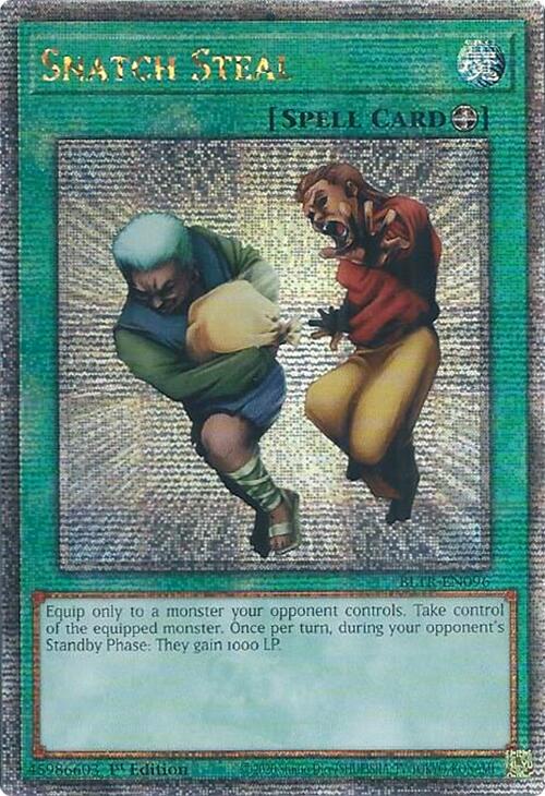 Snatch Steal (Quarter Century Secret Rare) [BLTR-EN096] Quarter Century Secret Rare | The Time Vault CA