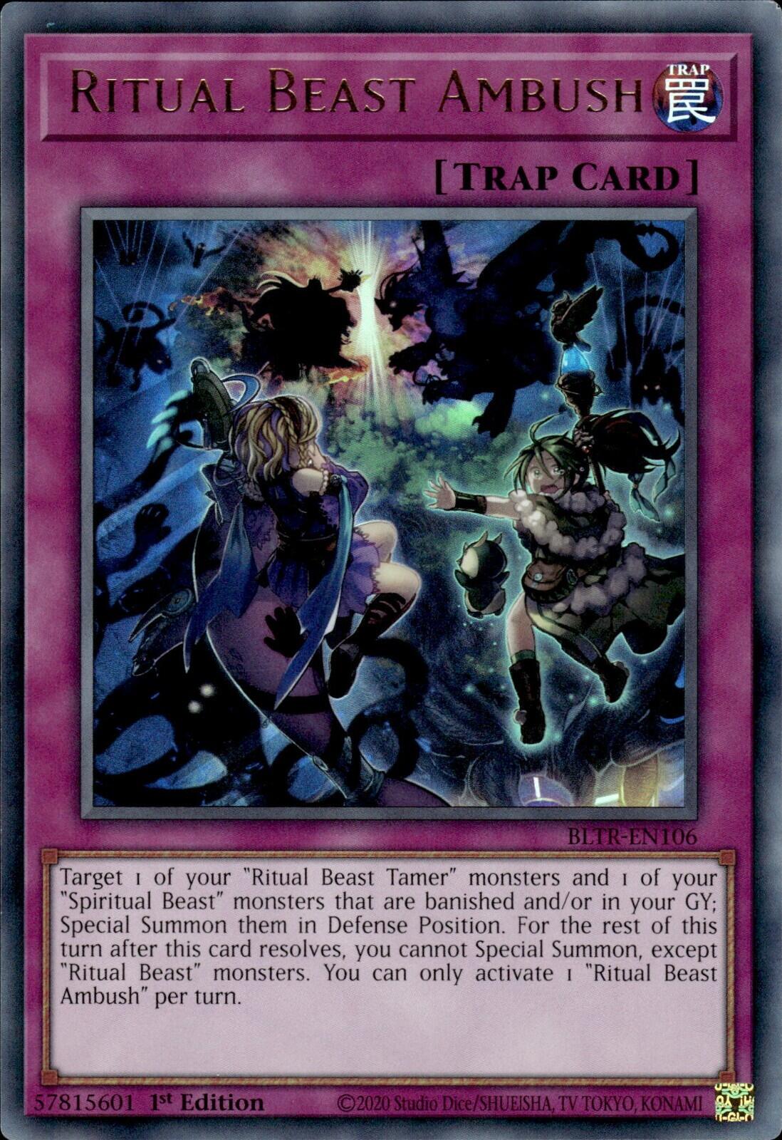 Ritual Beast Ambush [BLTR-EN106] Ultra Rare | The Time Vault CA