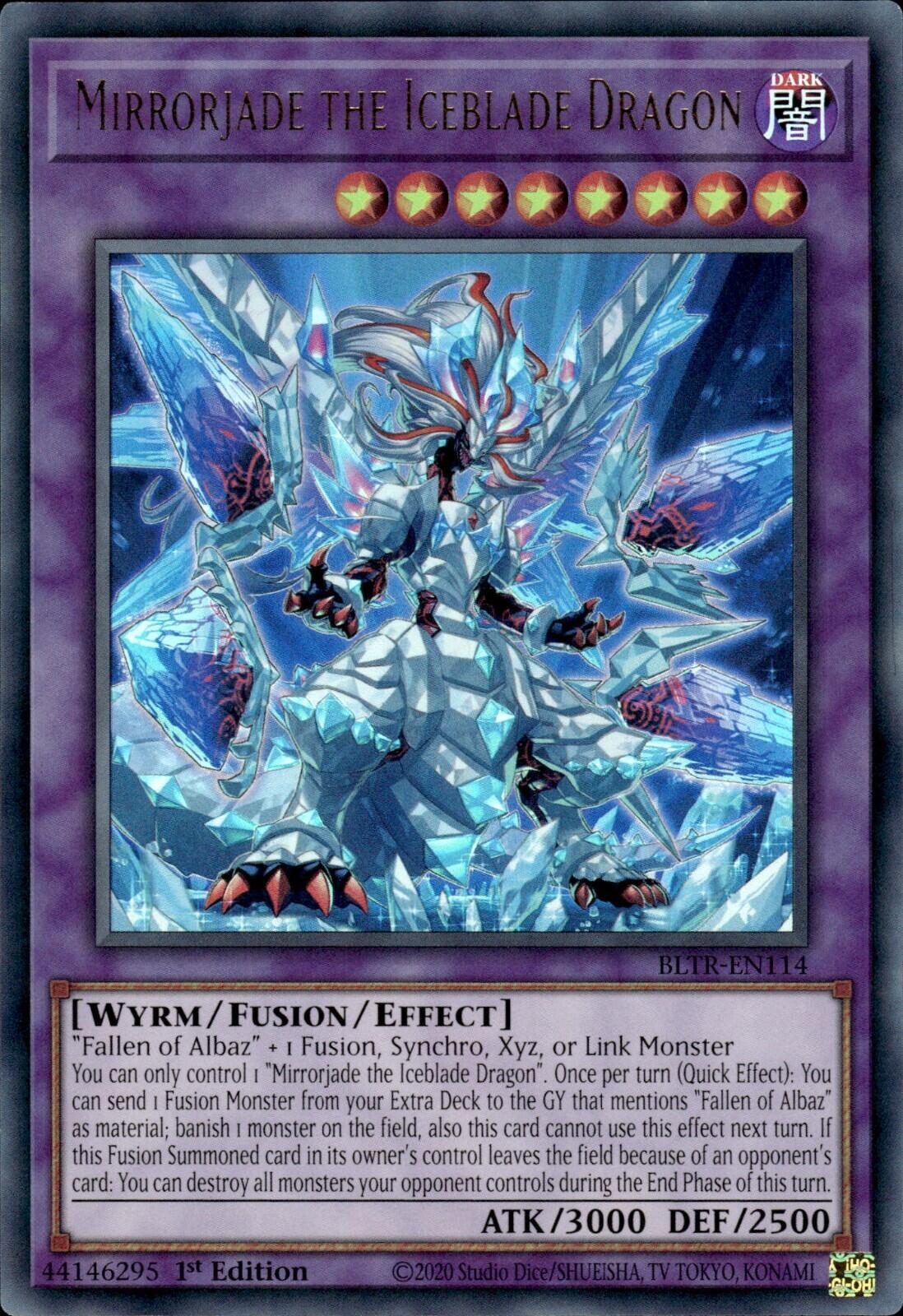 Mirrorjade the Iceblade Dragon [BLTR-EN114] Ultra Rare | The Time Vault CA