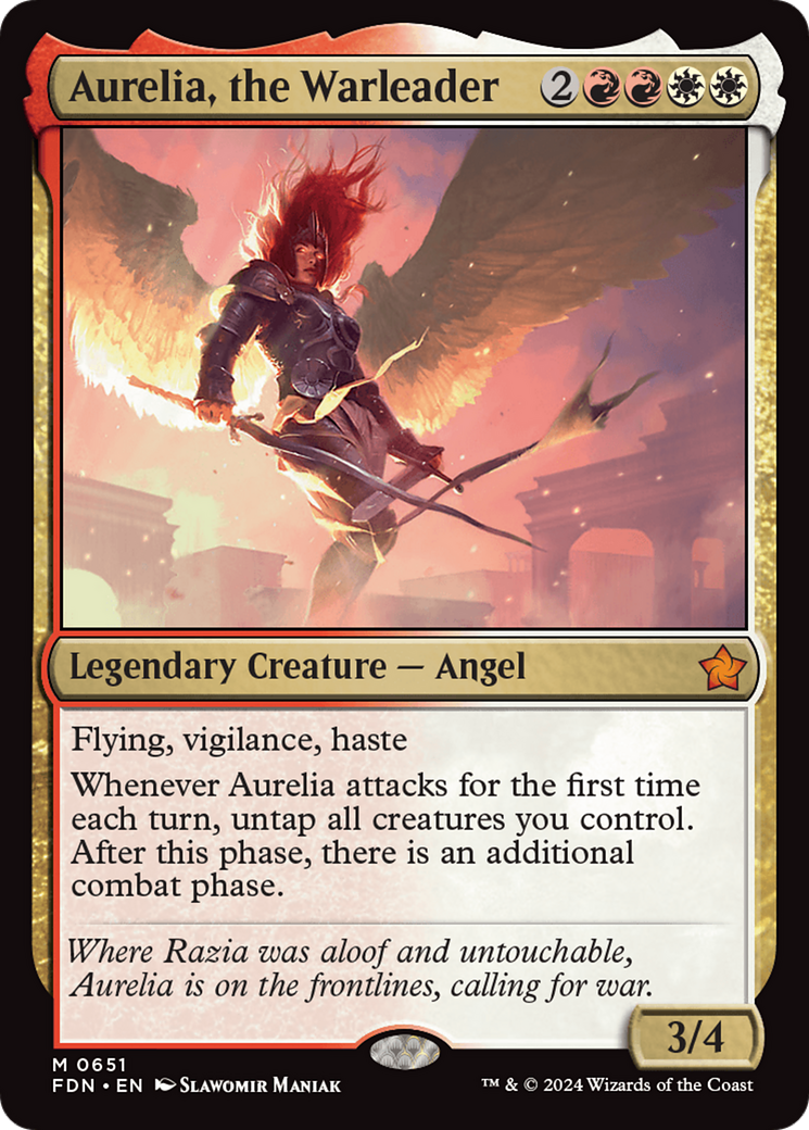 Aurelia, the Warleader [Foundations] | The Time Vault CA