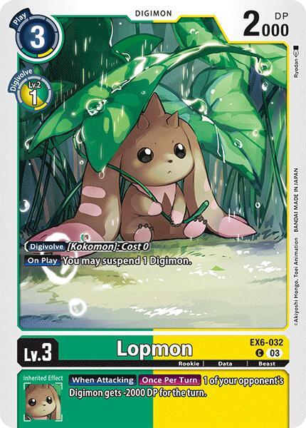 Lopmon [EX6-032] [Infernal Ascension] | The Time Vault CA