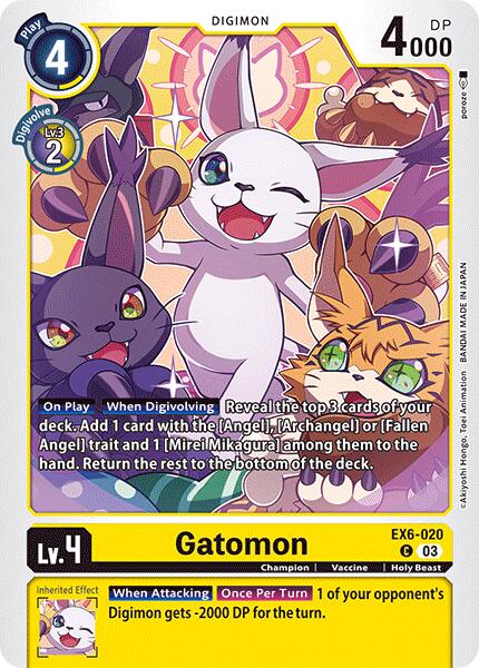 Gatomon [EX6-020] [Infernal Ascension] | The Time Vault CA